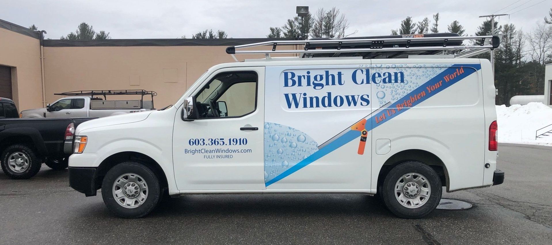 bright clean windows van