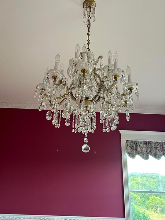 Chandelier and Ceiling Fan Cleaning